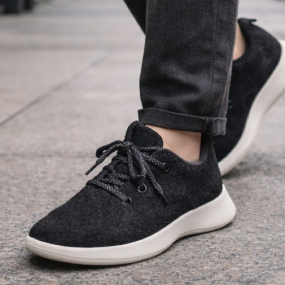 allbirds Other - Allbirds Wool Runners Black Lace-Up Sneakers Size 9 M Lightweight Comfort